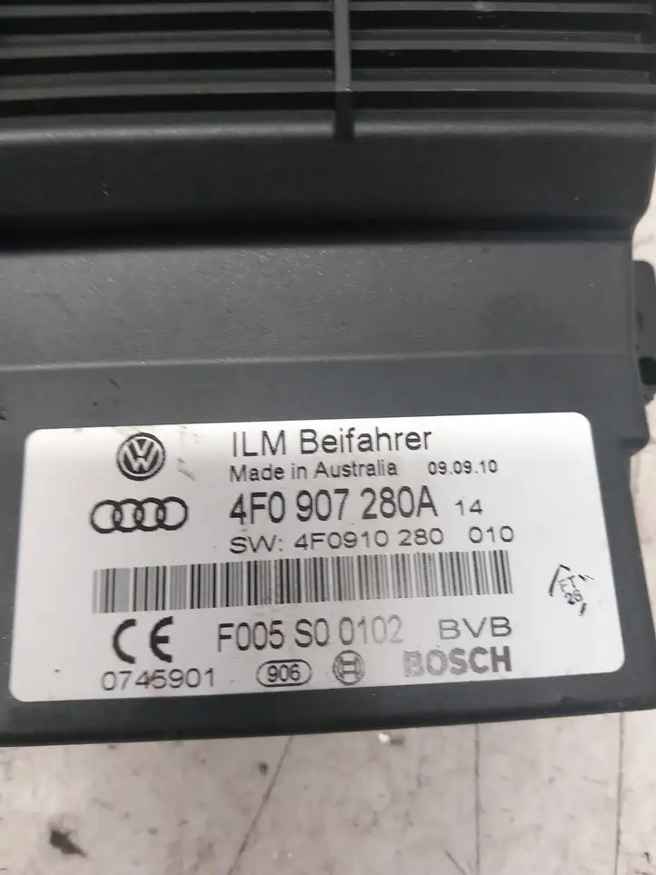 Audi A6 S6 C6 4F (2008 - 2011) 4F0907280A Прочие блоки управления — фото 2
