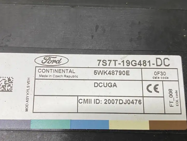 Ford S-MAX (2006 - 2010) 7S7T19G481DC Модуль комфорта — фото 4