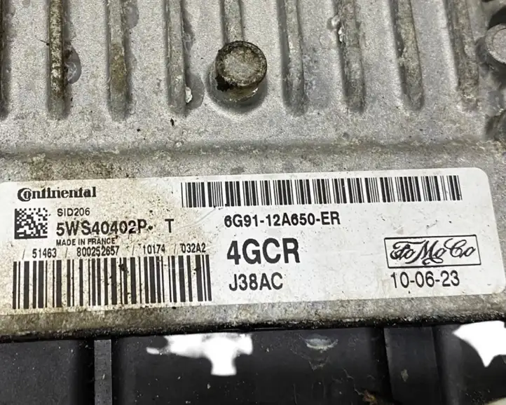 Ford S-MAX (2006 - 2010) 6G9112A650ER Блок управления двигателем (ЭБУ) — фото 6
