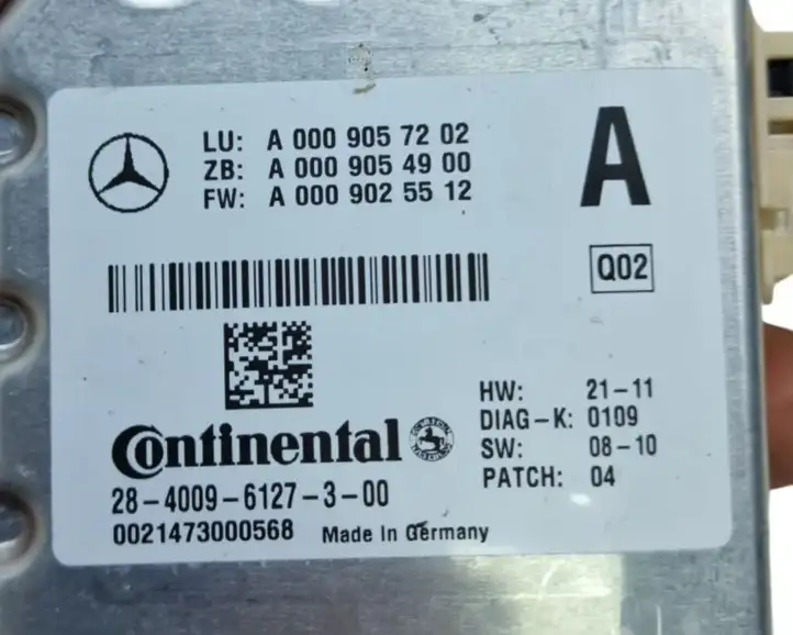 Mercedes-Benz GLA W156 (2013 - 2017) A0009057202 Камера в лобовом стекле — фото 7