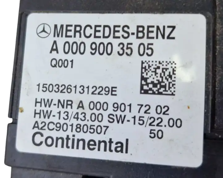 Mercedes-Benz C W205 (2014 - 2021) A0009003505 Блок управления топливным насосом — фото 6