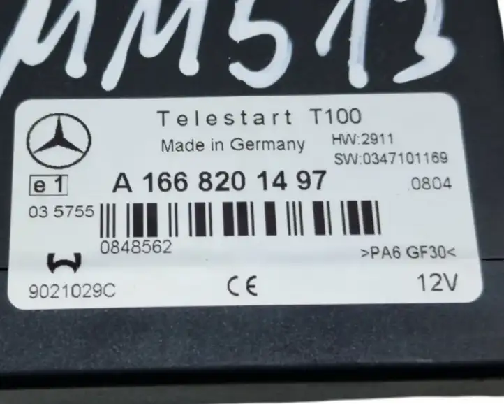 Mercedes-Benz GLA W156 (2013 - 2017) A1668201497 Блок управления автономным отопителем — фото 4