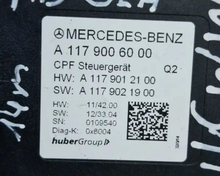 Mercedes-Benz GLA W156 (2013 - 2017) A1179006000 Прочие блоки управления — фото 4