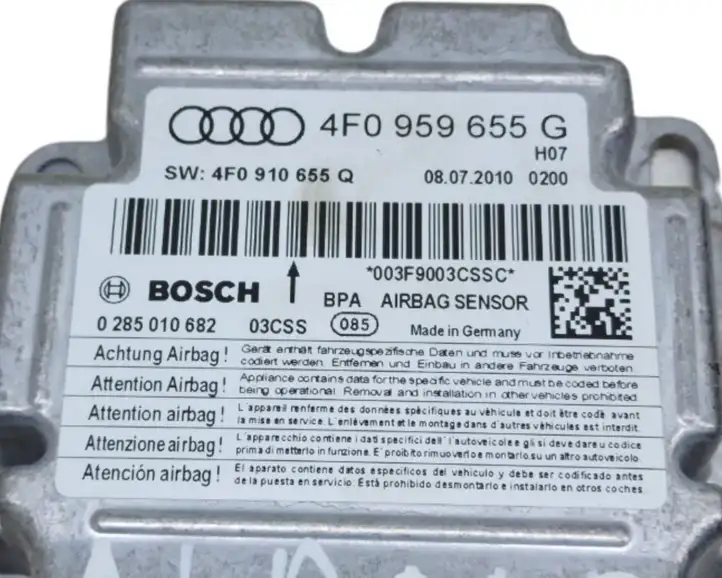 Audi A6 Allroad C6 (2008 - 2011) 4F0959655G Блок управления SRS — фото 6