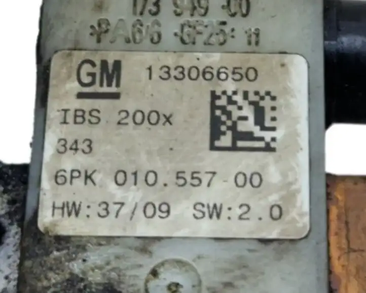 Opel Mokka (2012 - 2016) 85070958 Минусовой провод аккумулятора — фото 8