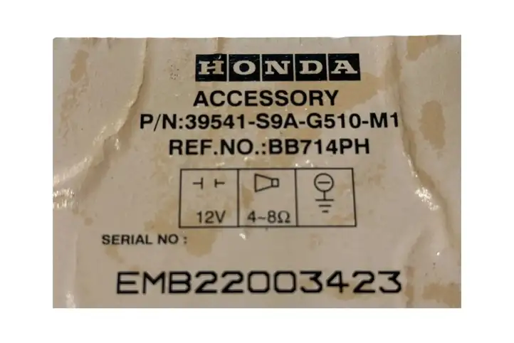 Honda CR-V (2001 - 2004) 39541S9AG510M1 Магнитола / мультимедийная система — фото 9