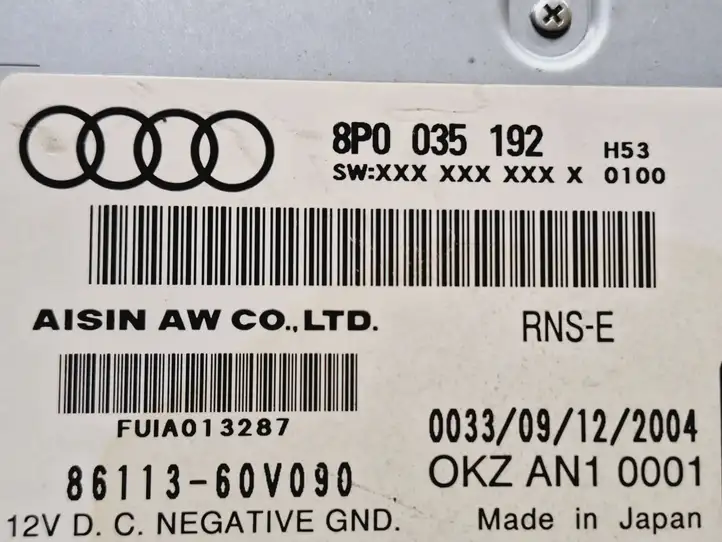 Audi A3/S3 8P (2003 - 2005) 8P0035192 Магнитола / мультимедийная система — фото 3