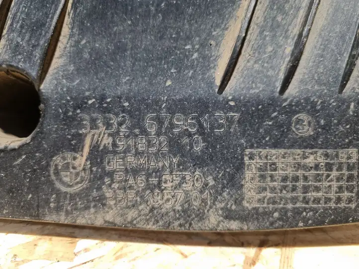 BMW 3 F30 F35 F31 (2012 - 2018) 6796137 Защита днища задней части — фото 6