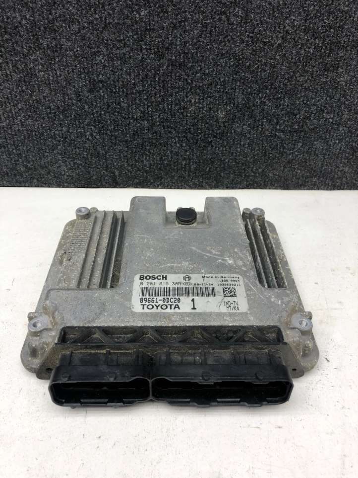 896610DC20 Toyota Yaris Galios (ECU) modulis