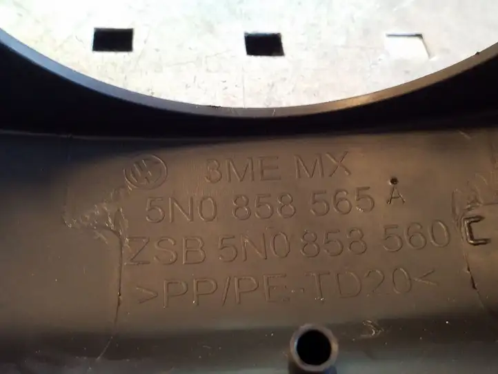 Volkswagen Golf VI (2009 - 2013) 5N0858565A Обшивка рулевой колонки — фото 2