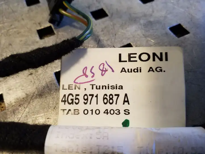 Audi A6 C7 (2011 - 2014) 4G5971687A Проводка задней двери — фото 2