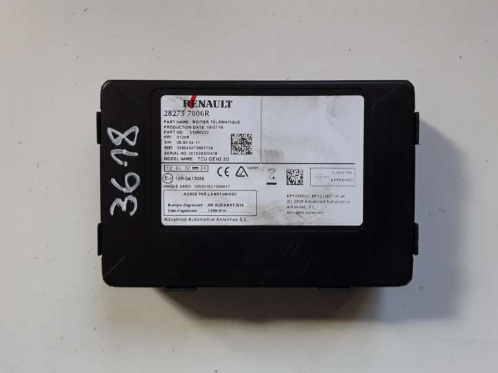 282757006R Renault Megane IV Navigacijos (GPS) valdymo blokas