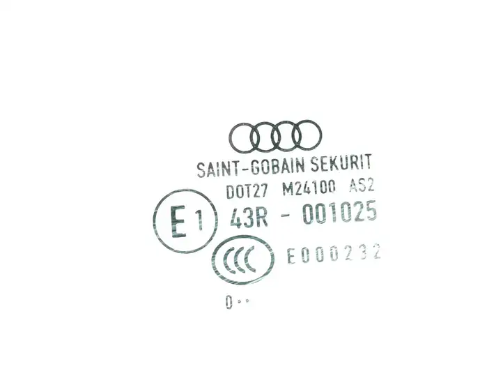 Audi A3/S3 8P (2008 - 2013) 43R001025 Стекло передней двери — фото 2