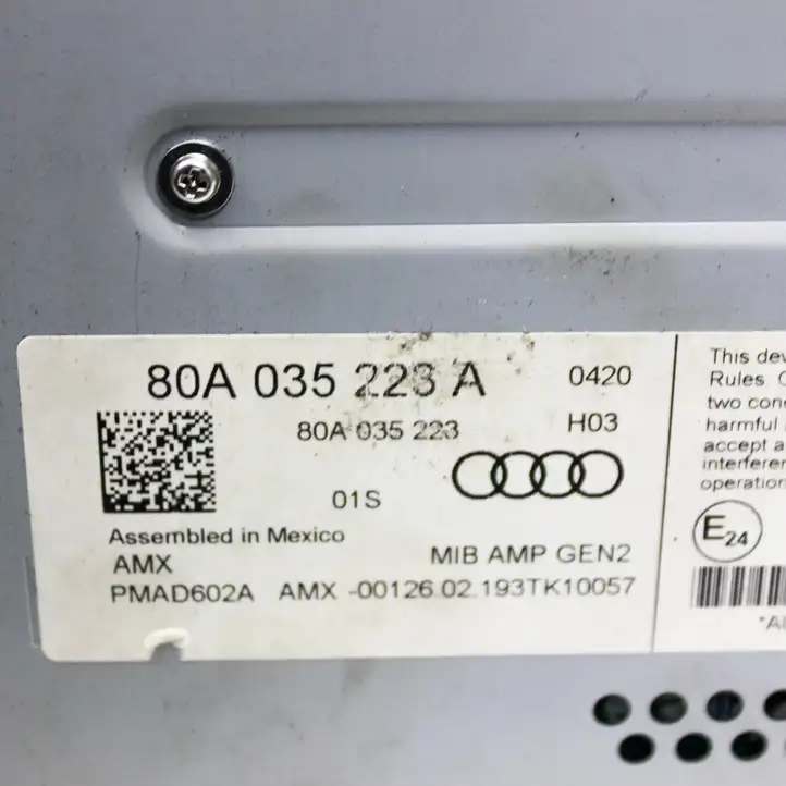 Audi Q5 SQ5 (2017 - ) 80A035419A Комплект аудиосистемы — фото 10