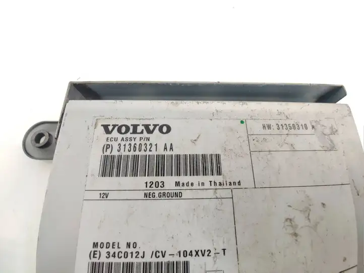 Volvo S60 (2010 - 2013) 31360321 Усилитель звука — фото 6