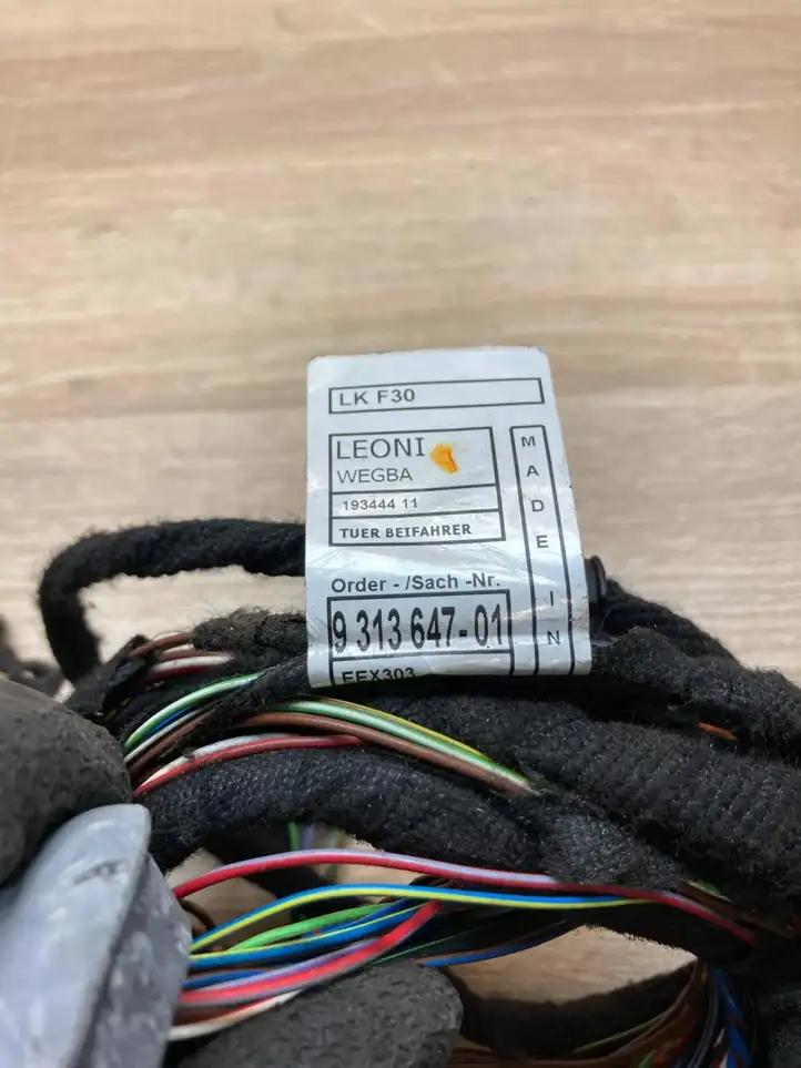 BMW 3 F30 F35 F31 (2012 - 2018) 9313647 Проводка передней двери — фото 5