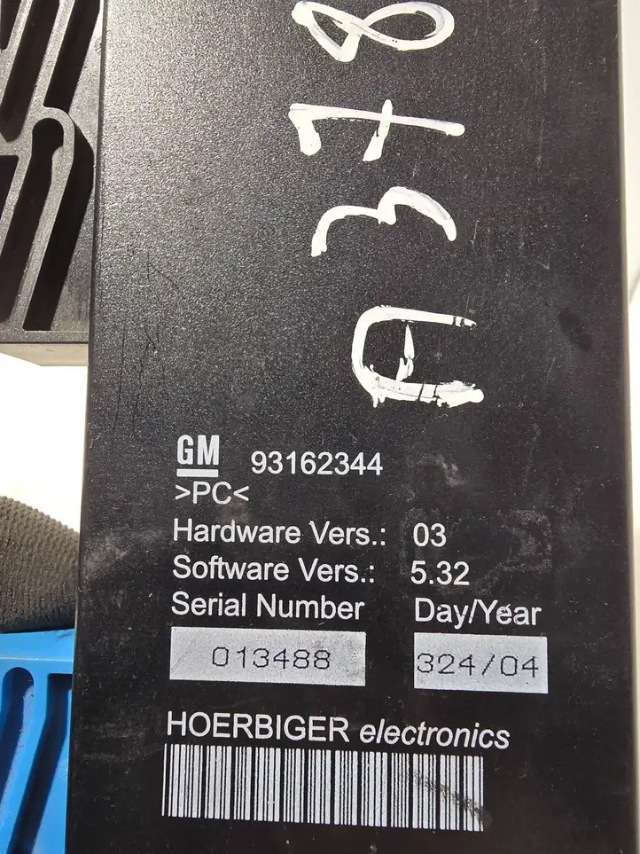 Opel Tigra (2004 - 2009)  93162344 Блок управления складной крышей