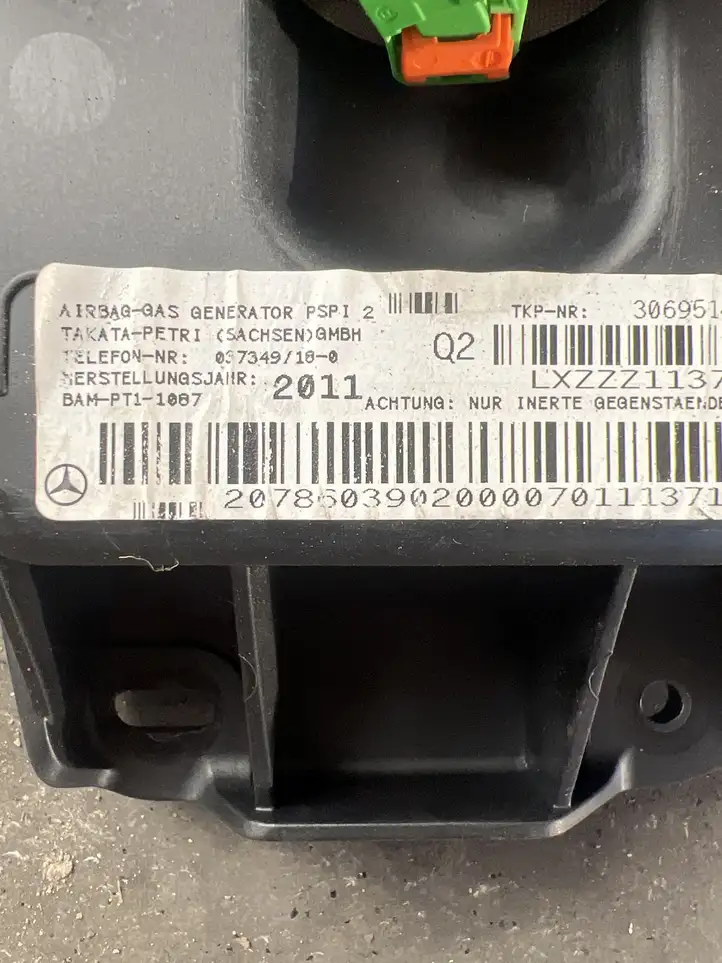 Mercedes-Benz E A207 (2010 - 2017) A2078603902 Подушка безопасности пассажира — фото 2