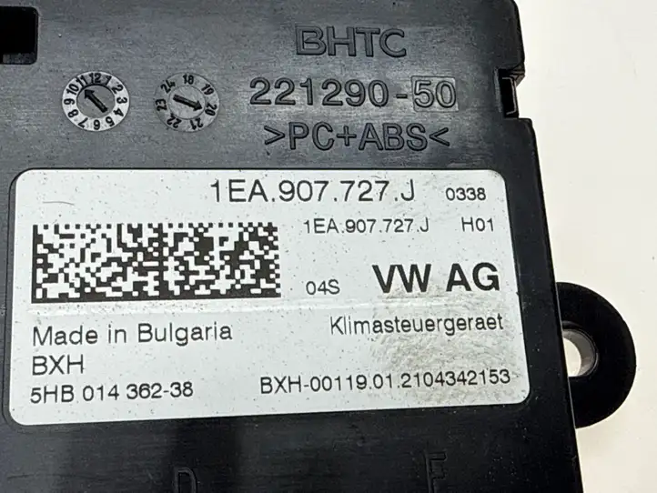 Volkswagen ID.4 (2020 - ) 1EA907727J Модуль управления кондиционером — фото 3