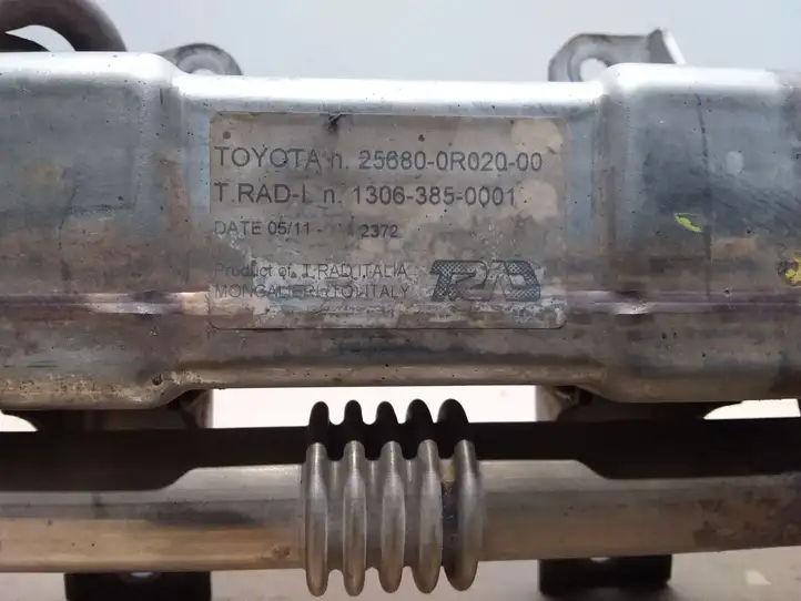 Toyota Avensis T250 (2006 - 2009) 256800R02000 Охладитель клапана EGR — фото 3