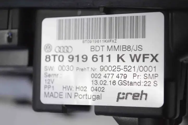 Audi Q5 SQ5 (2012 - 2017) 8T0919611K Контроллер мультимедийной системы — фото 4