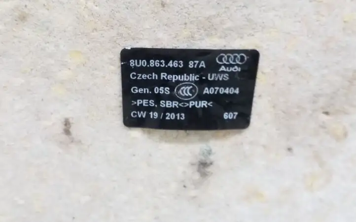 Audi Q3 8U (2011 - 2014) 8U0863463 Коврик багажника — фото 4
