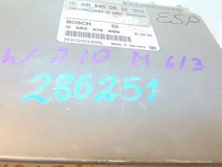 Mercedes-Benz E W210 (1995 - 2002) A0195454832 Блок управления ABS — фото 5
