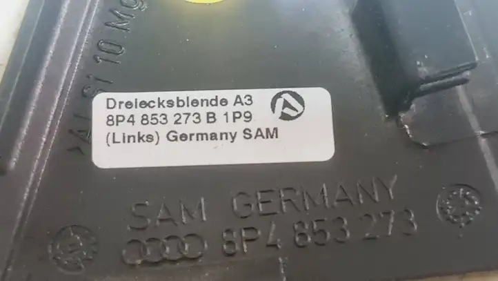 Audi A3/S3 8P (2004 - 2008) 8P4853273B Накладка стекла задней двери — фото 4