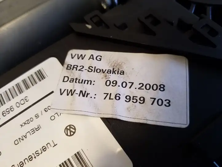 Volkswagen Touareg I (2002 - 2010) 7L6959703 Стеклоподъемник задней двери — фото 6