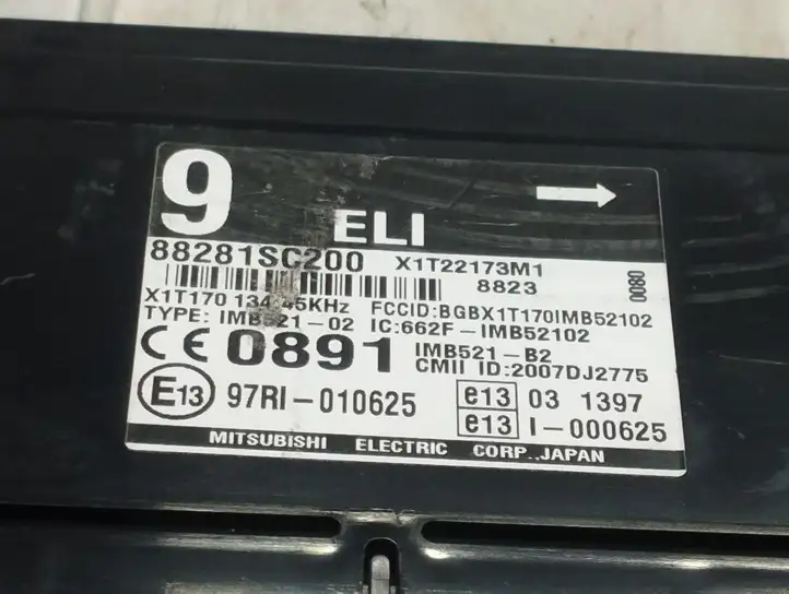 Subaru Forester SH (2008 - 2013) 88281SC200 Блок иммобилайзера — фото 2