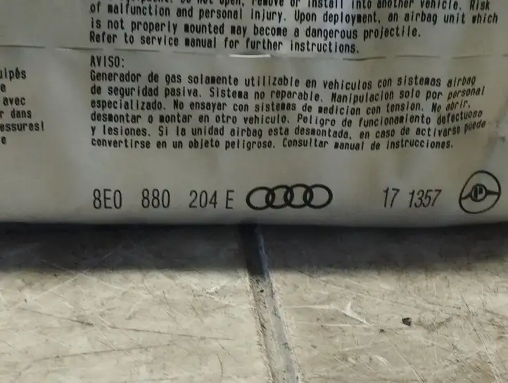 Audi A4 S4 B6 8E 8H (2000 - 2006) 8E0880204E Подушка безопасности пассажира — фото 5
