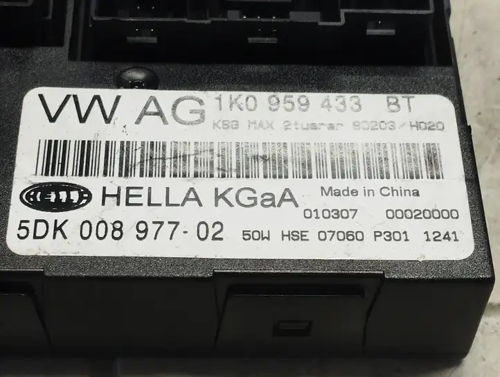 Seat Altea XL (2004 - 2015) 1K0959433BT Модуль комфорта — фото 2