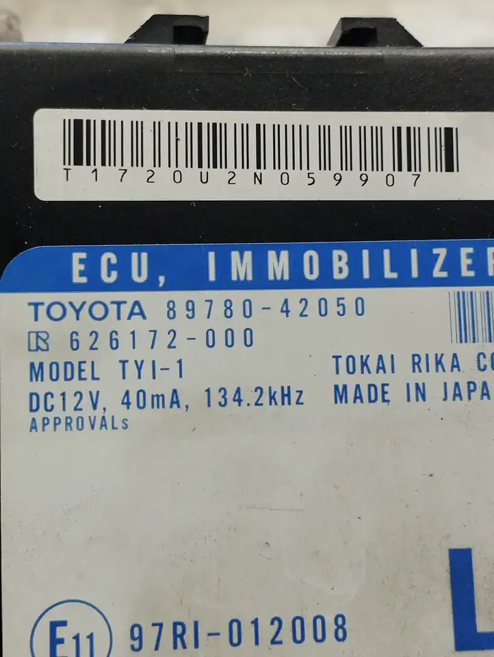 Toyota RAV 4 (XA20) (2000 - 2005) 8978042050 Блок иммобилайзера — фото 4
