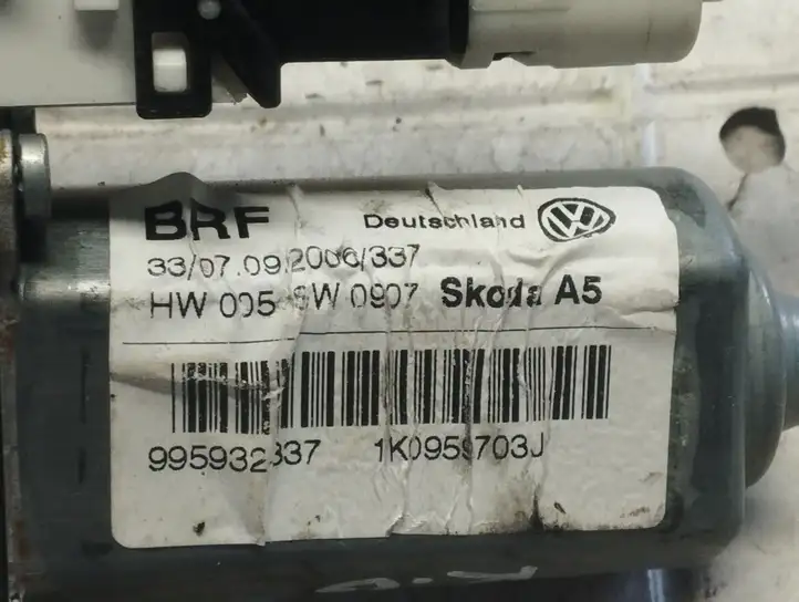 Skoda Octavia Mk2 (1Z) (2004 - 2013) 1K0959703J Стеклоподъемник задней двери — фото 2