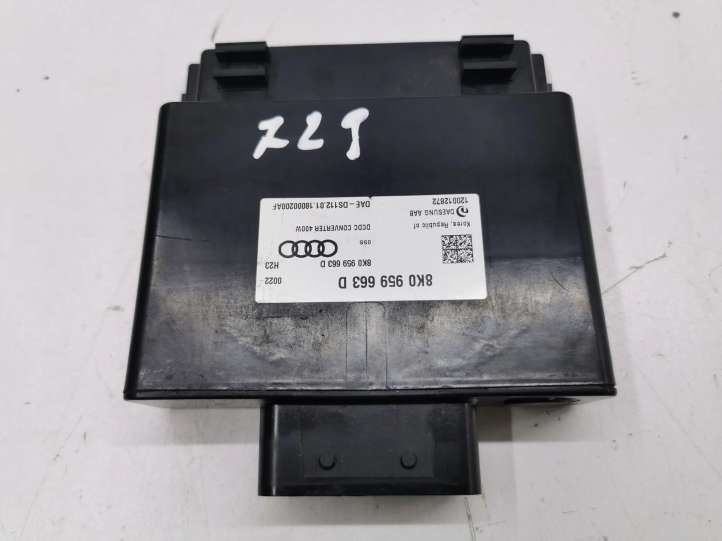 8K0959663D Audi A6 S6 C7 4G Įtampos keitiklis/ keitimo modulis