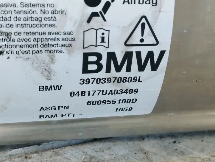 BMW 5 E60 E61 (2004 - 2010) 39703970809L Подушка безопасности пассажира — фото 2