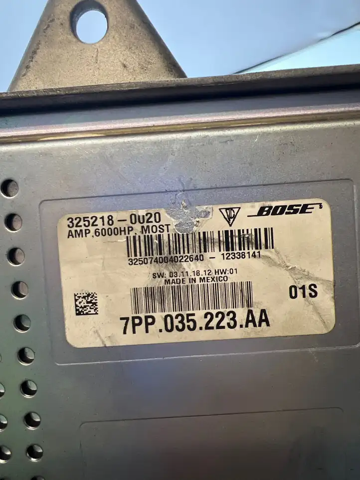 Porsche 911 991 (2011 - 2019) 7PP035223AA Усилитель звука — фото 4