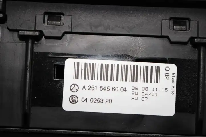 Mercedes-Benz R W251 (2005 - 2013) A2515456004 Включатель фонарей — фото 4