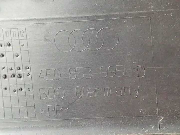 Audi A8 S8 D3 4E (2005 - 2007) 4E0853995D Внутренняя отделка заднего порога — фото 4