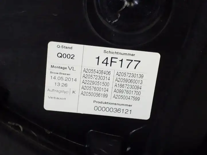 Mercedes-Benz C W205 (2014 - 2021) A2057209111 Стеклоподъемник передней двери (без мотора) — фото 4