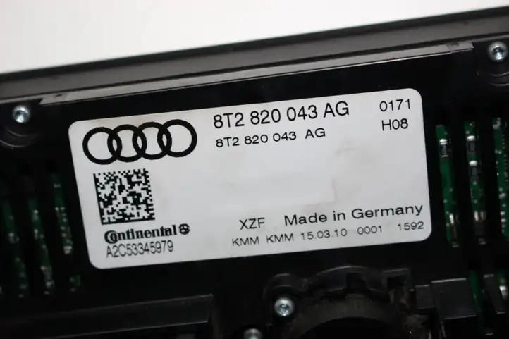 Audi A5 8T 8F (2007 - 2011) 8T2820043AG Блок управления кондиционером — фото 3