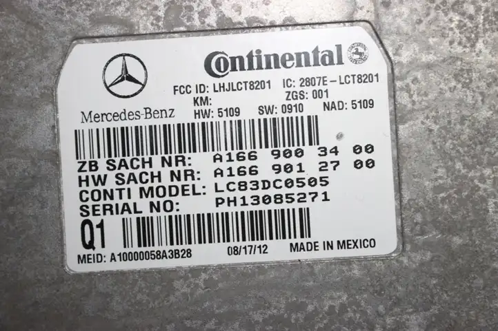 Mercedes-Benz S W221 (2005 - 2013) A1669003400 Прочие блоки управления — фото 4