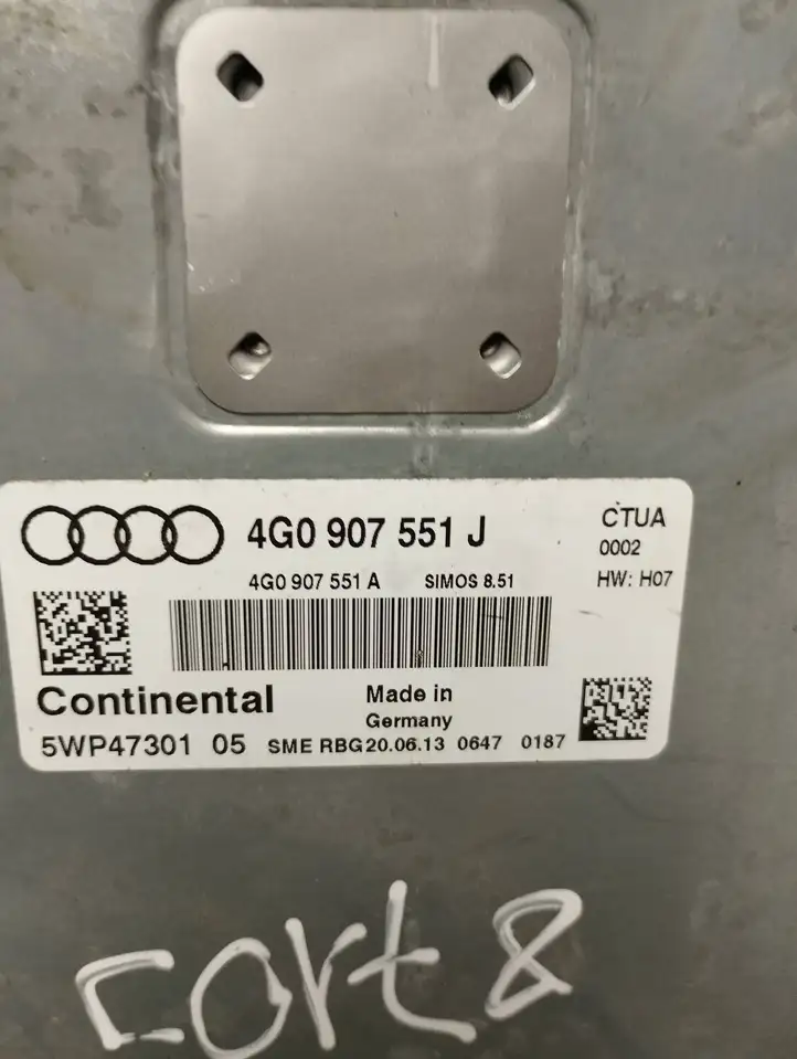 Audi A7 S7 4G (2010 - 2014) 4G0907551J Блок управления двигателем (ЭБУ) — фото 2