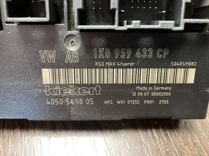 Volkswagen Caddy (2004 - 2010) 1K0959433CP Модуль комфорта — фото 8