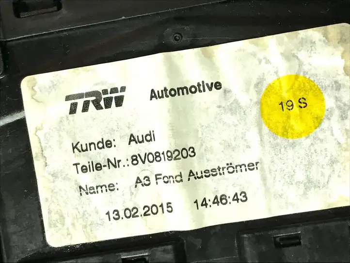 Audi A3/S3 8V (2012 - 2016) 8V0819203 Задний воздушный дефлектор — фото 4