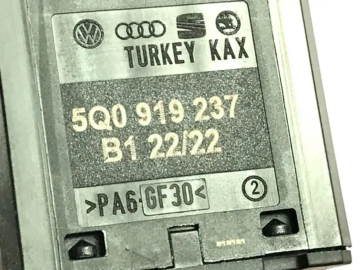 Audi A4 S4 B9 8W (2019 - ) 5Q0919237 Включатель надувной подушки для пассажира — фото 3