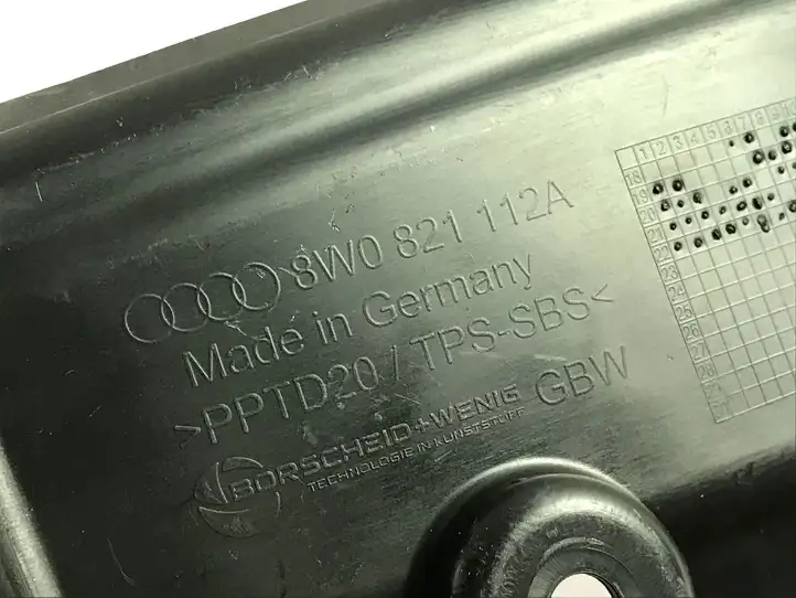 Audi A4 S4 B9 8W (2019 - ) 8W0821112A Накладка крыла — фото 3