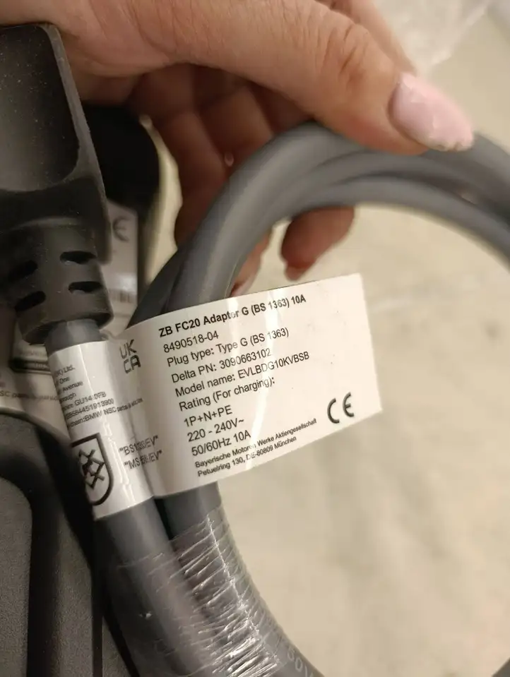 BMW iX3 G08 (2020 - ) 8490518 Зарядный разъем электромобиля — фото 6