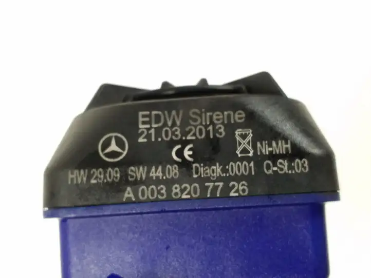 Mercedes-Benz B-class W246 (2011 - 2014) A0038207726 Сирена сигнализации — фото 3