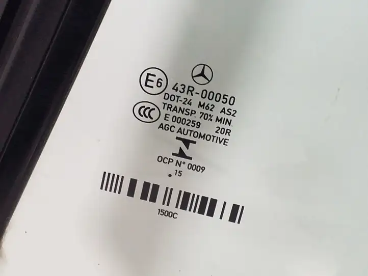 Mercedes-Benz E C207 W207 (2009 - 2017) A2076700110 Заднее боковое стекло — фото 2